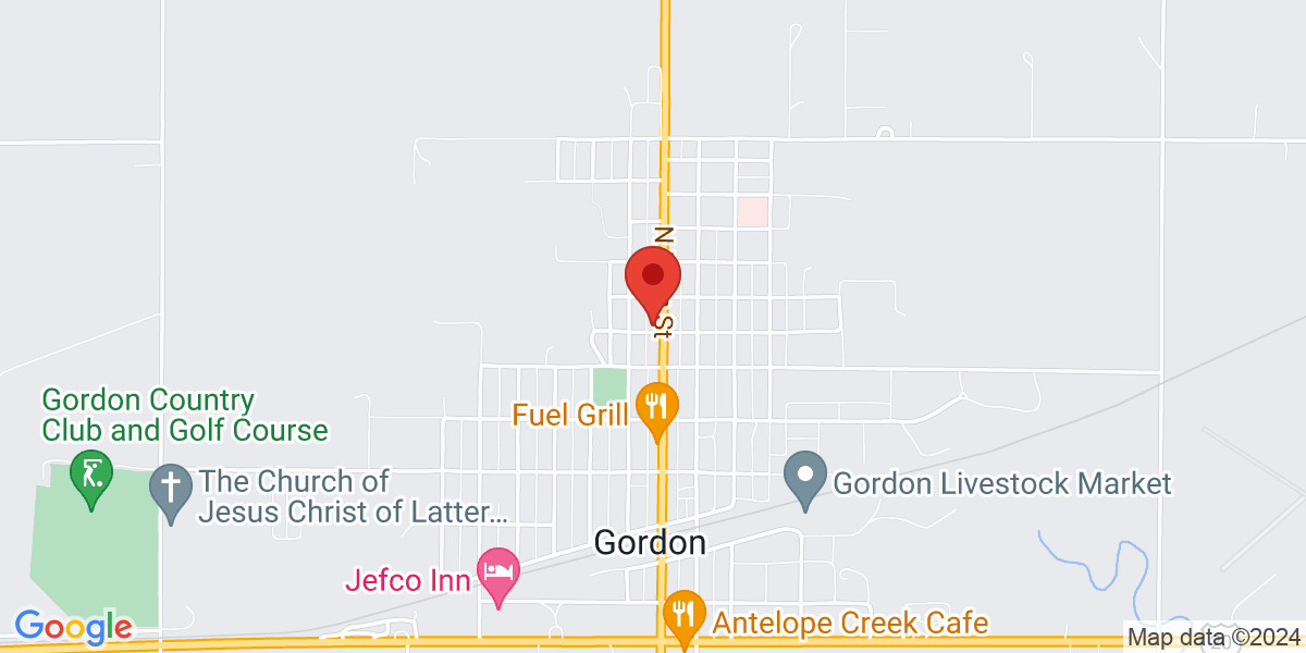 Map of Gordon City Library